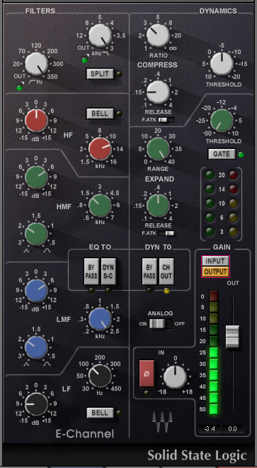 Waves Channel Strip | SSL E-Channel Analogue Modelled Vintage Channel Strip Plugin